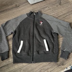 DISNEY PARKS  women’s M Minnie Mouse Disney Parks zip up sweatshirt- RUNS SMALL